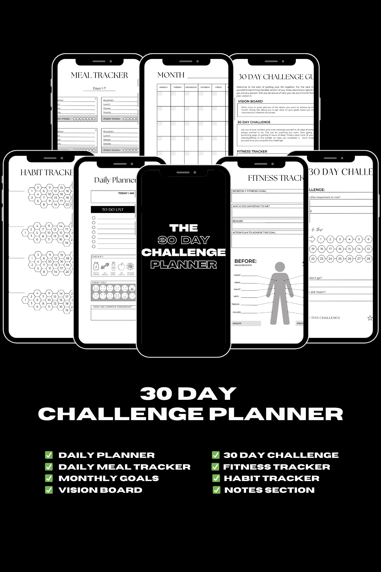 30 Day Planner (E-book)