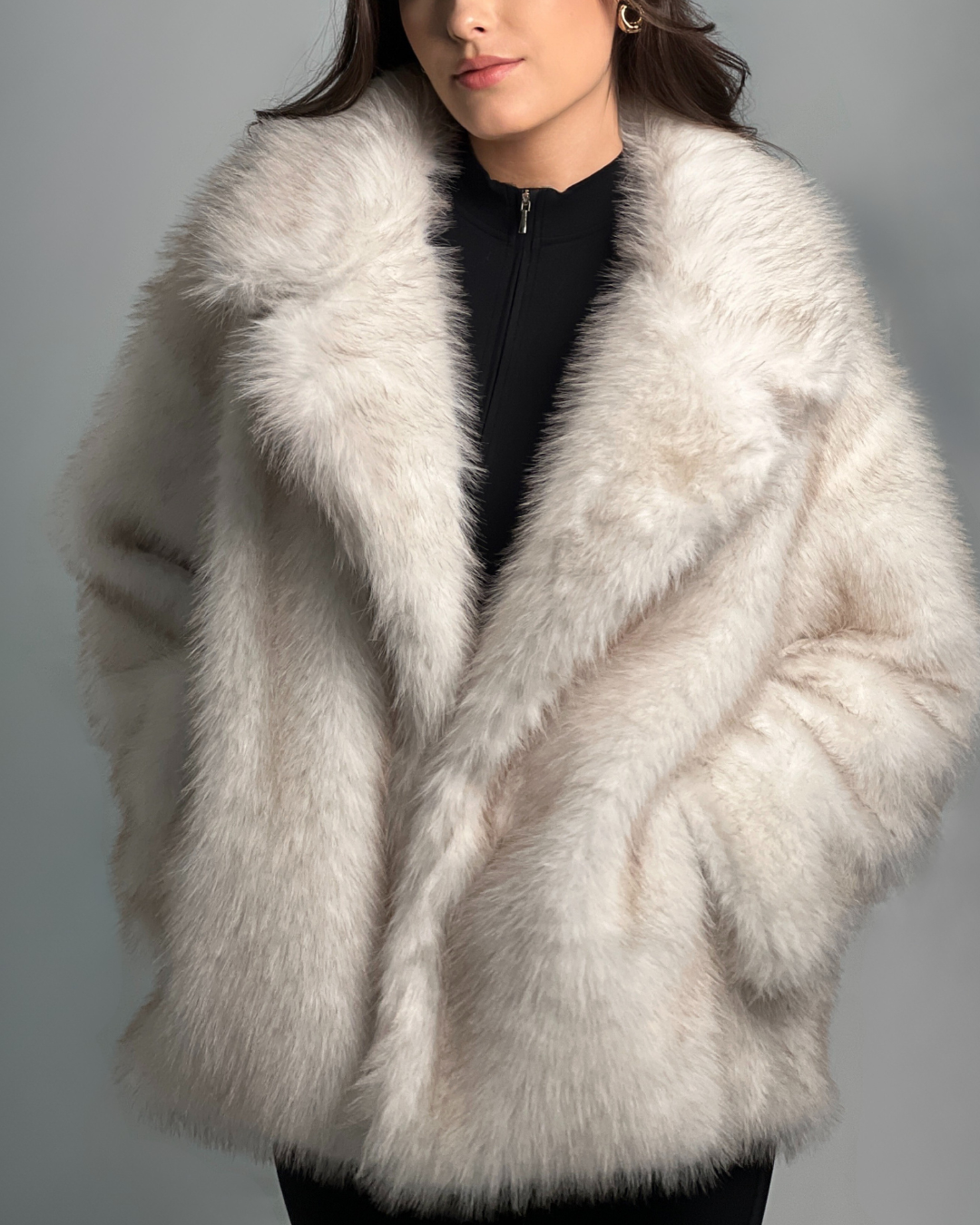 THE PLUSH FAUX FUR COAT