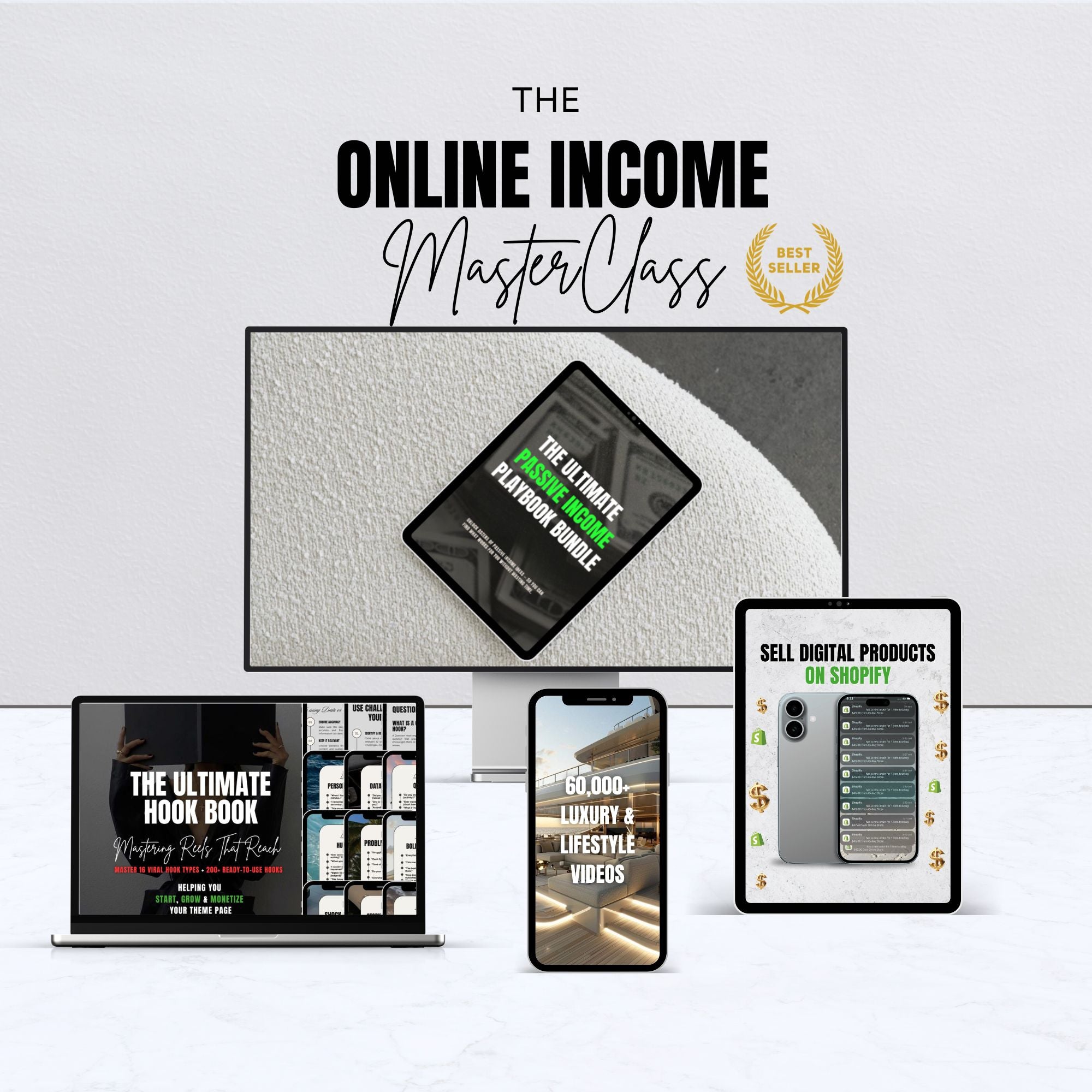 The Online Income Masterclass Bundle