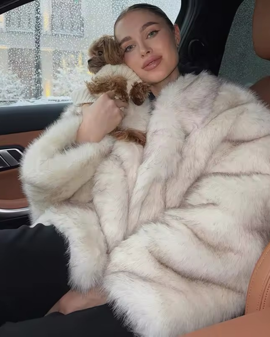 THE PLUSH FAUX FUR COAT