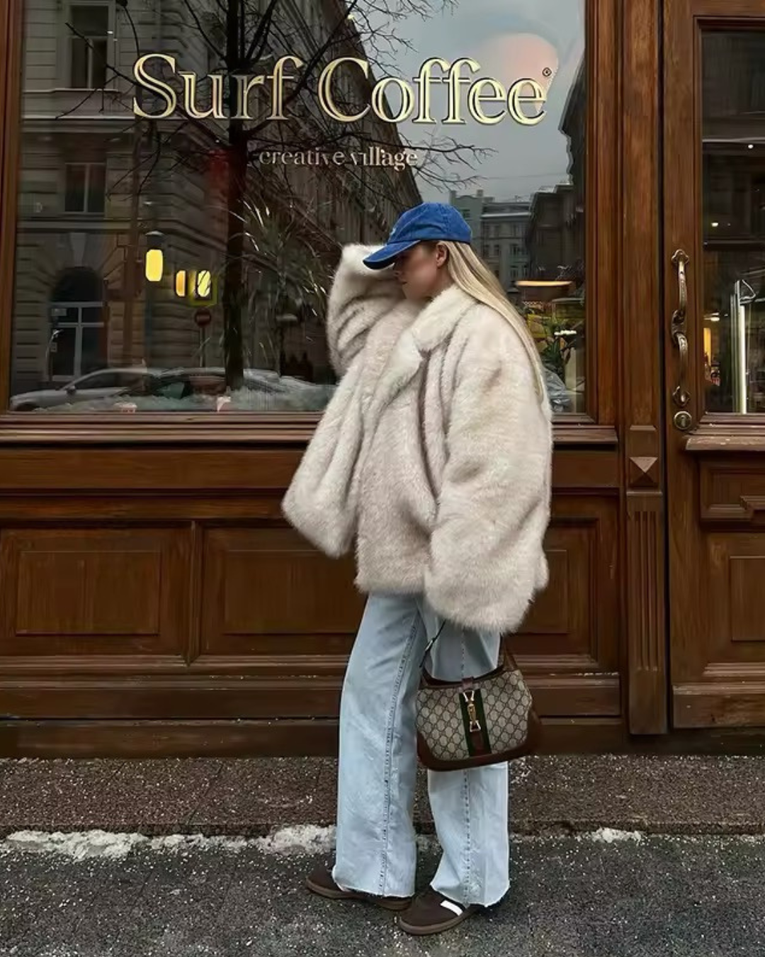 THE PLUSH FAUX FUR COAT