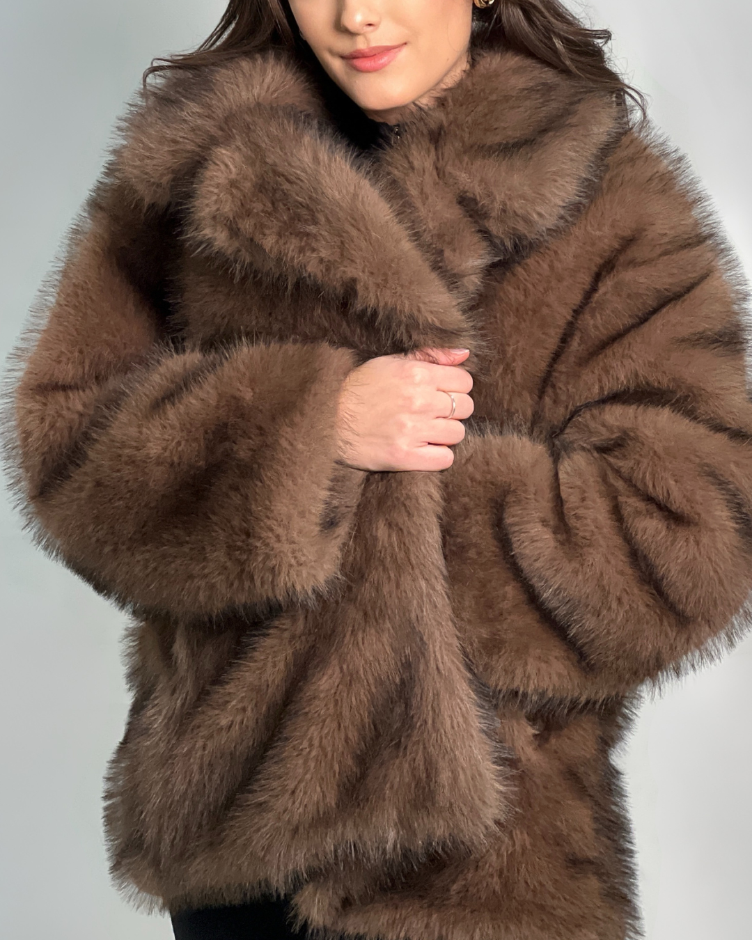 THE PLUSH FAUX FUR COAT