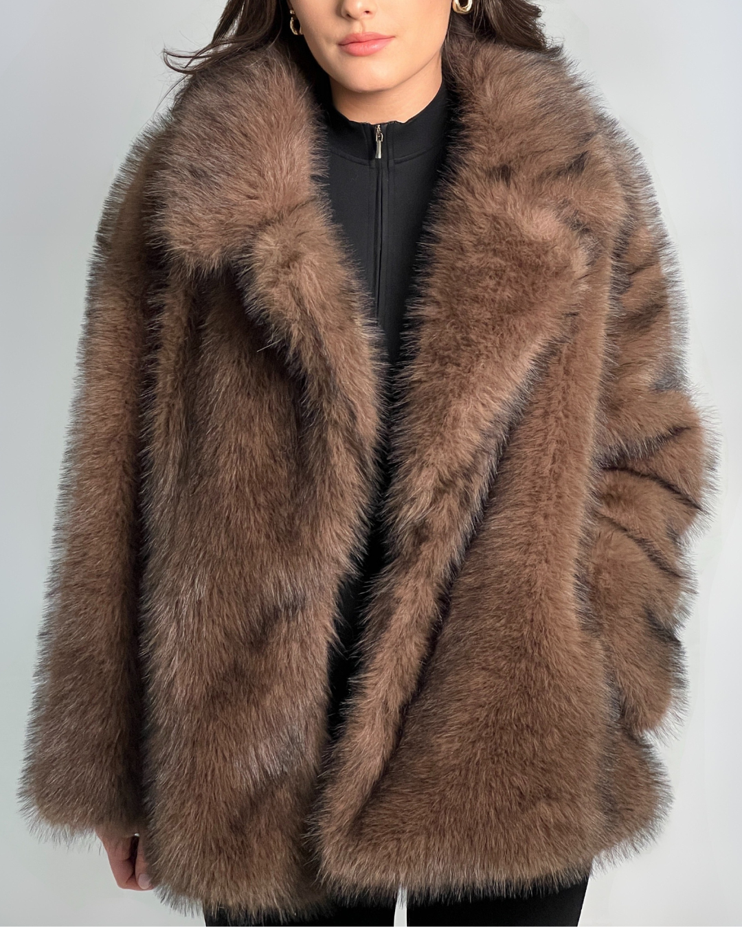 THE PLUSH FAUX FUR COAT