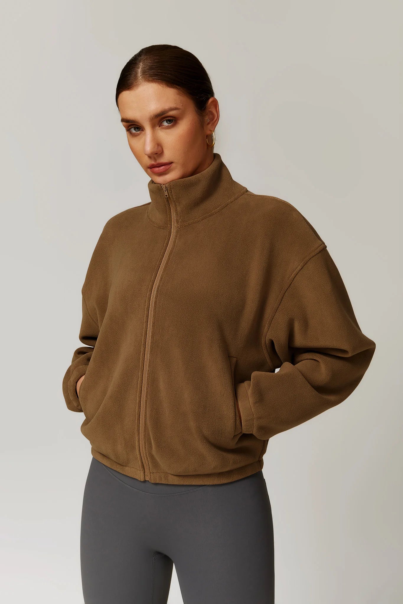 The Cozy Fleece Zip Sweater