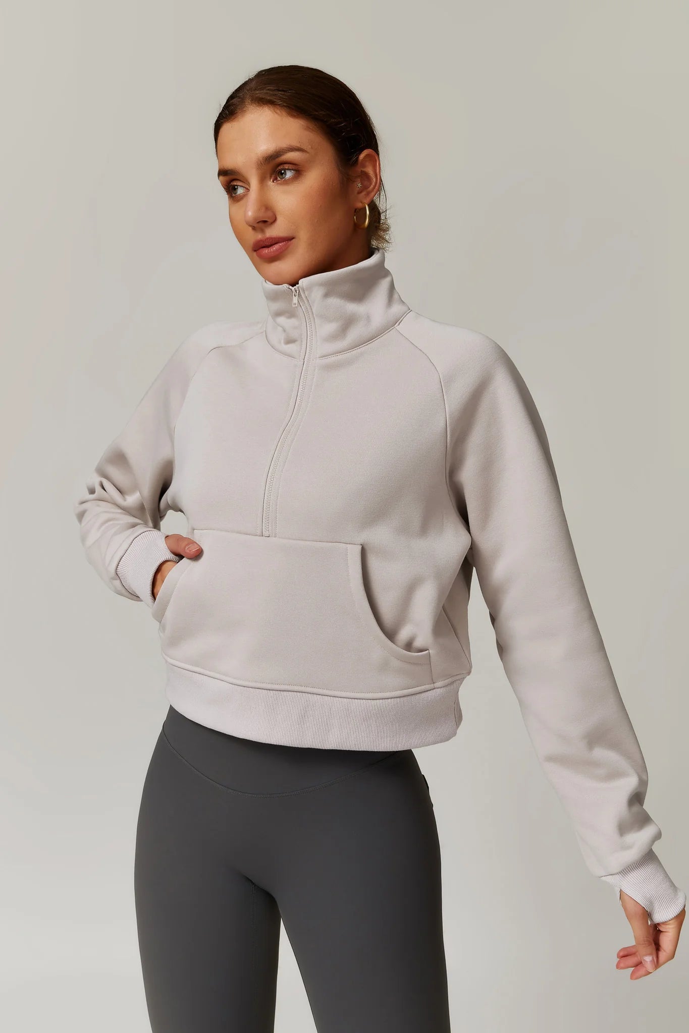 The Unstoppable Half-Zip Sweater - Elevate Blue Grey / S