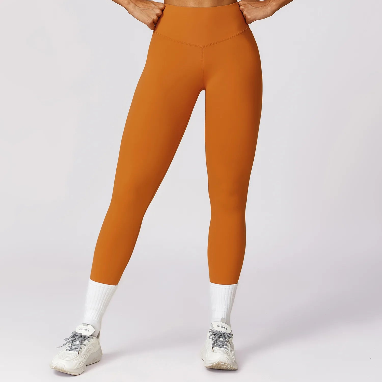 The Momentum Leggings - Elevate Orange / S