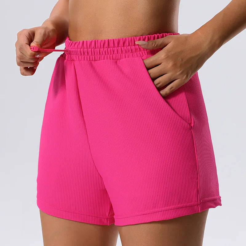 The Clarity Shorts - Elevate Rose Red / S