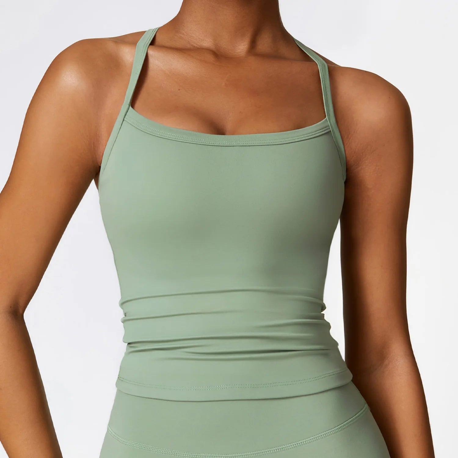 The Momentum Tank Top - Elevate Sage green / S