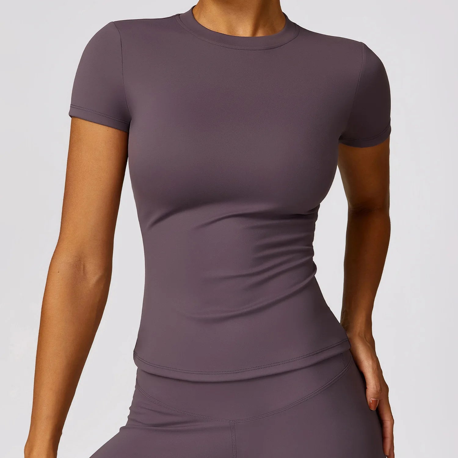 The Momentum Top - Tshirt - Elevate Aubergine / S