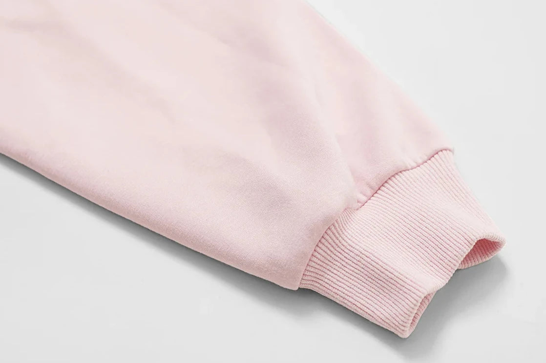 The Calm Zip Sweater - Elevate Pink / S