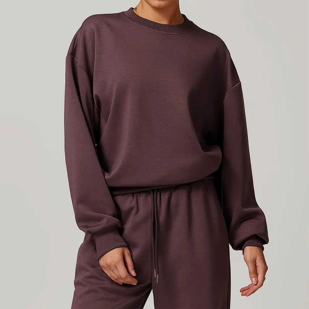 The Calm Crewneck - Sweater - Elevate Deep Wine / S